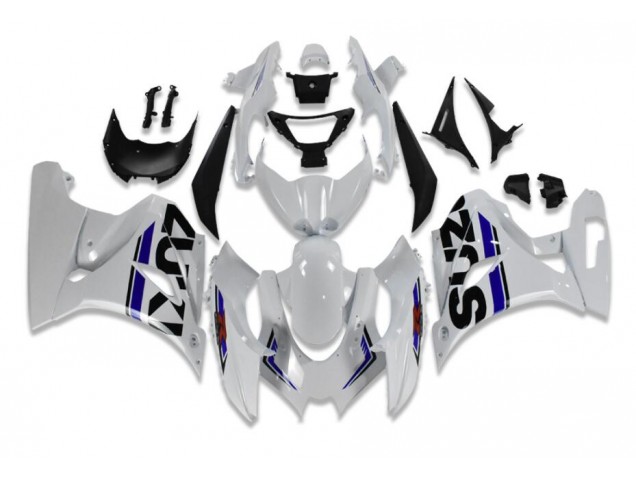 Carénage Moto Suzuki GSXR 1000 17-23 - Blanc Bleu Carénage Moto Suzuki GSXR 1000 17-23 - Blanc Bleu