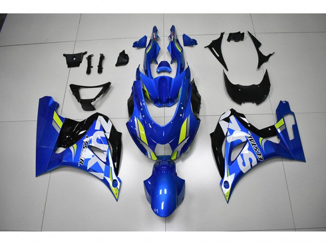 Carénage Moto Suzuki GSXR 1000 17-23 - Bleu Blanc Décalque Carénage Moto Suzuki GSXR 1000 17-23 - Bleu Blanc Décalque