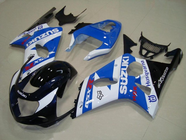 Carénage Moto Suzuki GSXR 1000 K1 00-02 - Blakc Bleu Blanc Carénage Moto Suzuki GSXR 1000 K1 00-02 - Blakc Bleu Blanc