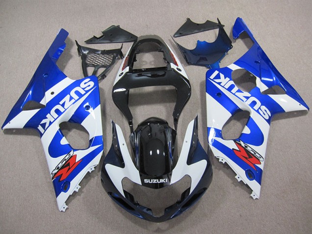 Carénage Moto Suzuki GSXR 1000 K1 00-02 - Bleu Blanc Décalque Carénage Moto Suzuki GSXR 1000 K1 00-02 - Bleu Blanc Décalque