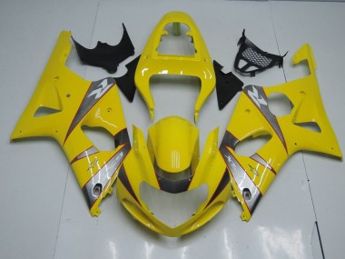 Carénage Moto Suzuki GSXR 1000 K1 00-02 - Jaune et Gris