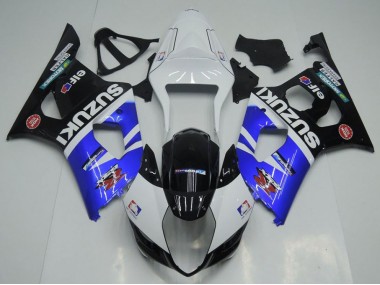 Carénage Moto Suzuki GSXR 1000 K3 03-04 - Bleu Blanc et Noir