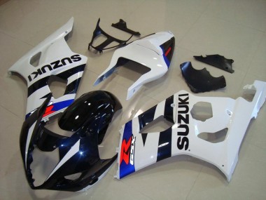 Carénage Moto Suzuki GSXR 1000 K3 03-04 - Bleu Foncé Blanc