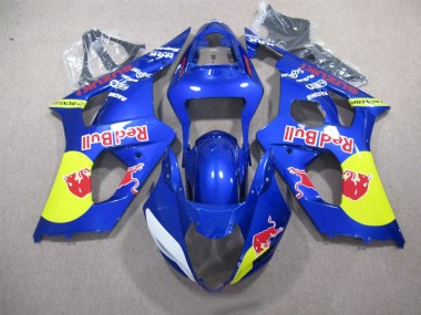 Carénage Moto Suzuki GSXR 1000 K3 03-04 - Bleu Red Bull