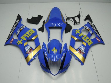 Carénage Moto Suzuki GSXR 1000 K3 03-04 - Bleu Rizla