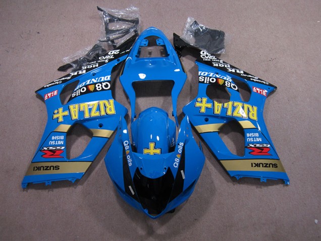 Carénage Moto Suzuki GSXR 1000 K3 03-04 - Bleu Rizla Q8 Oils Carénage Moto Suzuki GSXR 1000 K3 03-04 - Bleu Rizla Q8 Oils