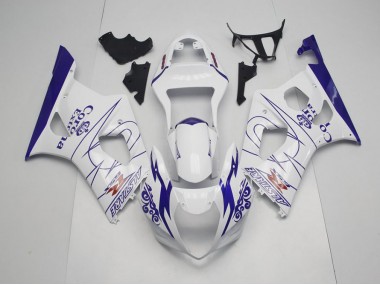 Carénage Moto Suzuki GSXR 1000 K3 03-04 - Bleu Whie Corona
