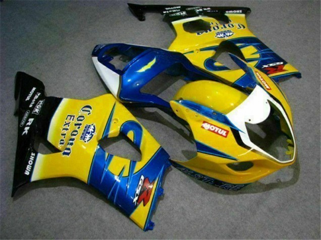 Carénage Moto Suzuki GSXR 1000 K3 03-04 - Jaune Bleu