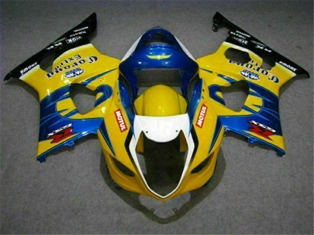 Carénage Moto Suzuki GSXR 1000 K3 03-04 - Jaune Bleu