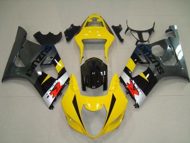 Carénage Moto Suzuki GSXR 1000 K3 03-04 - Jaune Gris