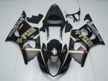 Carénage Moto Suzuki GSXR 1000 K3 03-04 - Noir Mat Rizla