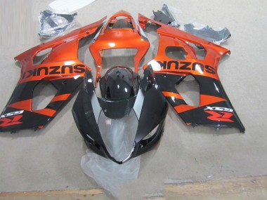 Carénage Moto Suzuki GSXR 1000 K3 03-04 - Noir Orange