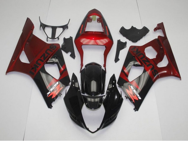 Carénage Moto Suzuki GSXR 1000 K3 03-04 - Noir Rouge