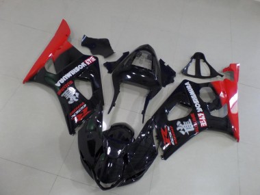 Carénage Moto Suzuki GSXR 1000 K3 03-04 - Noir et Rouge