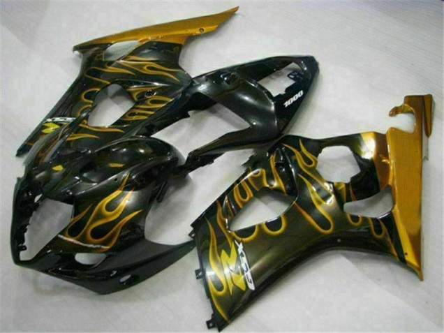 Carénage Moto Suzuki GSXR 1000 K3 03-04 - Or Noir Carénage Moto Suzuki GSXR 1000 K3 03-04 - Or Noir