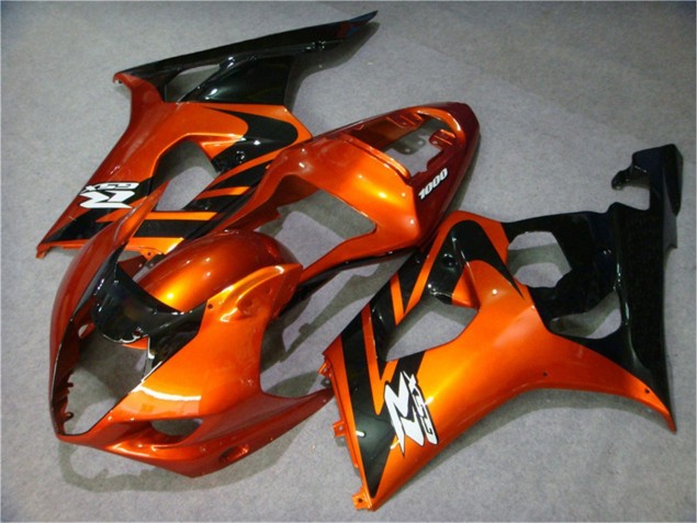 Carénage Moto Suzuki GSXR 1000 K3 03-04 - Orange Noir