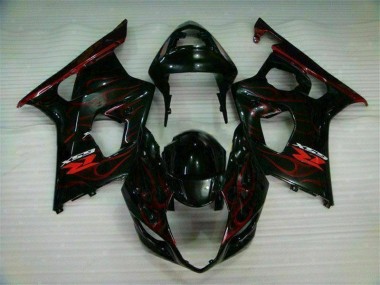 Carénage Moto Suzuki GSXR 1000 K3 03-04 - Rouge Flamme