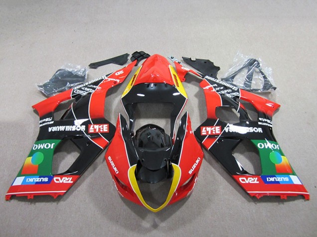 Carénage Moto Suzuki GSXR 1000 K3 03-04 - Rouge Vert Noir