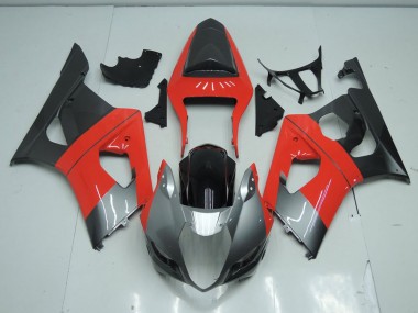 Carénage Moto Suzuki GSXR 1000 K3 03-04 - Rouge et Gris