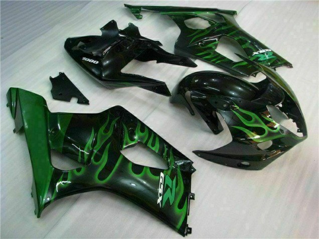 Carénage Moto Suzuki GSXR 1000 K3 03-04 - Vert Noir Carénage Moto Suzuki GSXR 1000 K3 03-04 - Vert Noir
