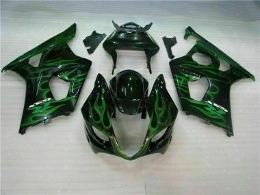 Carénage Moto Suzuki GSXR 1000 K3 03-04 - Vert Noir