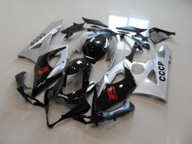 Carénage Moto Suzuki GSXR 1000 K5 05-06 - Argent Noir