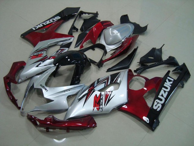 Carénage Moto Suzuki GSXR 1000 K5 05-06 - Argent Rouge Carénage Moto Suzuki GSXR 1000 K5 05-06 - Argent Rouge