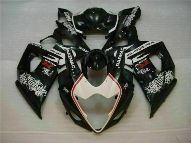 Carénage Moto Suzuki GSXR 1000 K5 05-06 - Blanc Noir