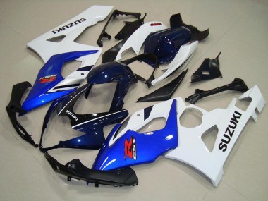 Carénage Moto Suzuki GSXR 1000 K5 05-06 - Bleu Blanc Noir
