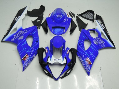 Carénage Moto Suzuki GSXR 1000 K5 05-06 - Bleu Corona
