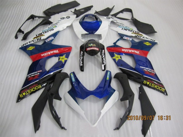 Carénage Moto Suzuki GSXR 1000 K5 05-06 - Bleu Noir Rockstar Carénage Moto Suzuki GSXR 1000 K5 05-06 - Bleu Noir Rockstar