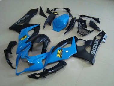 Carénage Moto Suzuki GSXR 1000 K5 05-06 - Bleu et Noir Mat