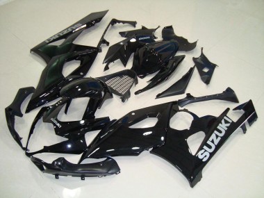 Carénage Moto Suzuki GSXR 1000 K5 05-06 - Noir Argent Décalque