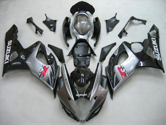 Carénage Moto Suzuki GSXR 1000 K5 05-06 - Noir Argent Gris Carénage Moto Suzuki GSXR 1000 K5 05-06 - Noir Argent Gris