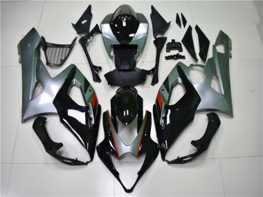 Carénage Moto Suzuki GSXR 1000 K5 05-06 - Noir Argent