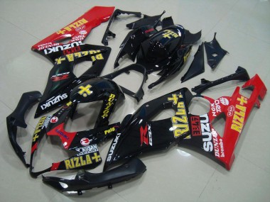 Carénage Moto Suzuki GSXR 1000 K5 05-06 - Noir Rouge Rizla