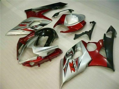 Carénage Moto Suzuki GSXR 1000 K5 05-06 - Rouge Blanc
