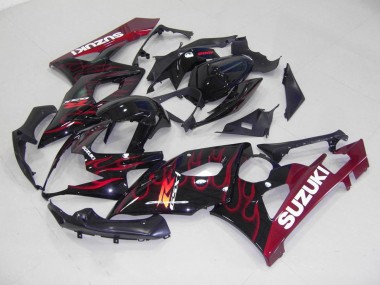 Carénage Moto Suzuki GSXR 1000 K5 05-06 - Rouge Flamme