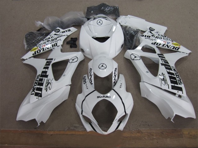 Carénage Moto Suzuki GSXR 1000 K7 07-08 - Blanc Noir Jordan
