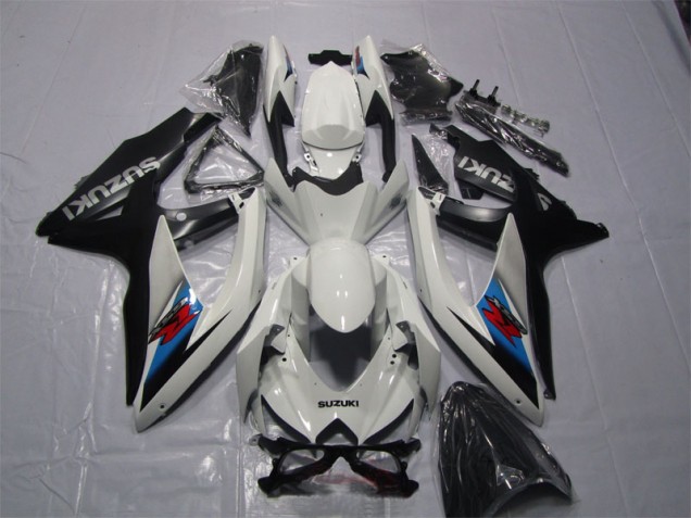 Carénage Moto Suzuki GSXR 1000 K7 07-08 - Blanc Noir Carénage Moto Suzuki GSXR 1000 K7 07-08 - Blanc Noir