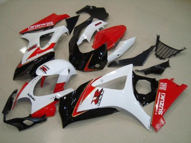 Carénage Moto Suzuki GSXR 1000 K7 07-08 - Blanc Rouge Noir