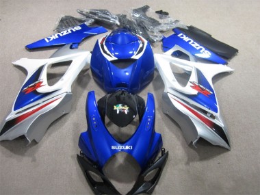 Carénage Moto Suzuki GSXR 1000 K7 07-08 - Bleu Blanc
