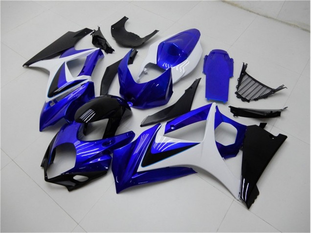 Carénage Moto Suzuki GSXR 1000 K7 07-08 - Bleu Blanc Noir Carénage Moto Suzuki GSXR 1000 K7 07-08 - Bleu Blanc Noir