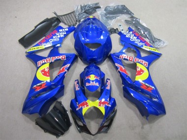 Carénage Moto Suzuki GSXR 1000 K7 07-08 - Bleu Red Bull