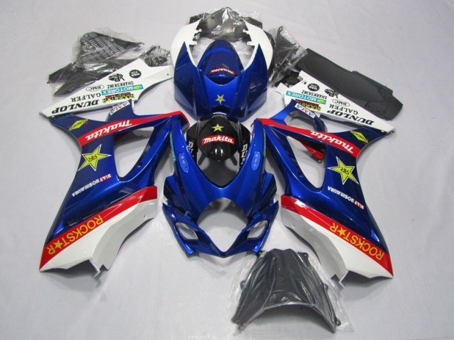 Carénage Moto Suzuki GSXR 1000 K7 07-08 - Bleu Rouge Rockstar Carénage Moto Suzuki GSXR 1000 K7 07-08 - Bleu Rouge Rockstar