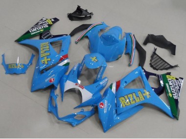 Carénage Moto Suzuki GSXR 1000 K7 07-08 - Light Bleu Rizla