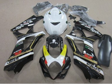 Carénage Moto Suzuki GSXR 1000 K7 07-08 - Noir Blanc
