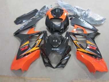 Carénage Moto Suzuki GSXR 1000 K7 07-08 - Noir Orange