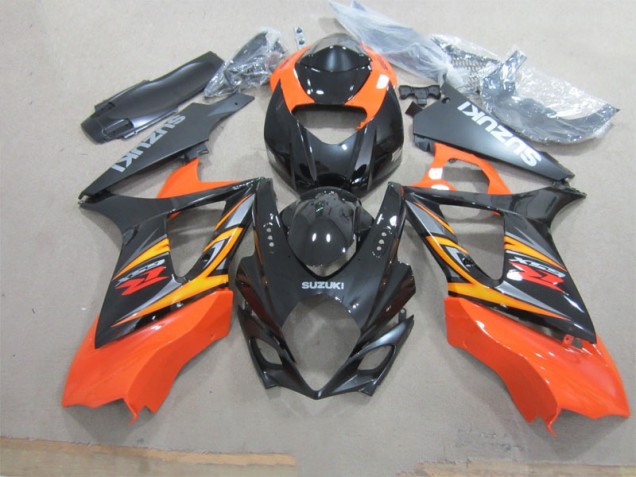 Carénage Moto Suzuki GSXR 1000 K7 07-08 - Noir Orange Carénage Moto Suzuki GSXR 1000 K7 07-08 - Noir Orange