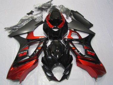 Carénage Moto Suzuki GSXR 1000 K7 07-08 - Noir Rouge